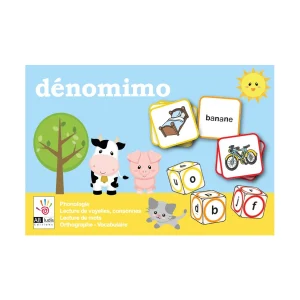 Dénomimo 1 - Jeu de dés et de cartes de français