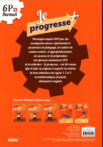 6ème Harmos - 6P - Dictées et orthographe en français - Je progresse+ – Image 5