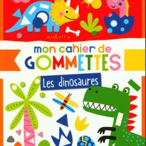 Mon cahier de gommettes - Les dinosaures