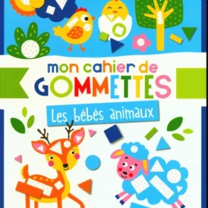 Mon cahier de gommettes - Les bébés animaux