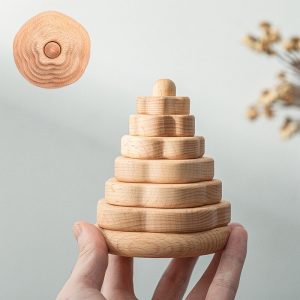 Ensemble de blocs géométriques en bois