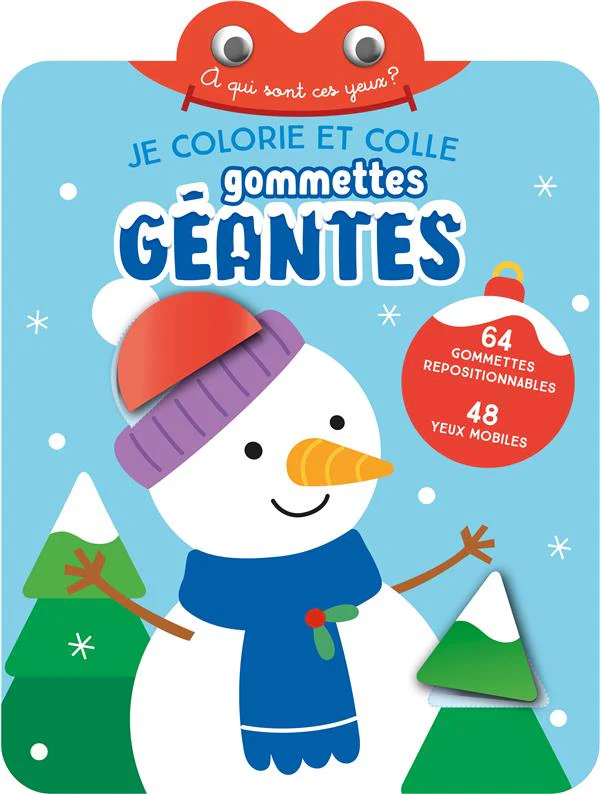 Bonhomme de neige : à qui sont ces yeux ? - Dès 3 ans