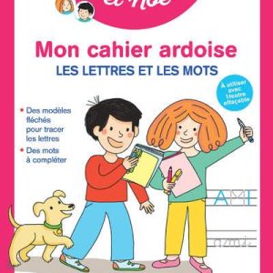 Mon cahier ardoise: les lettres et les mots : dès 5 ans