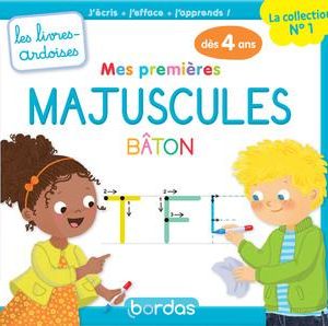 Mes premières majuscules bâton : j'écris, j'efface, j'apprends !