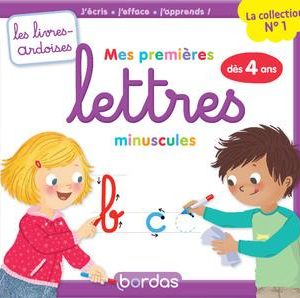 Mes premières lettres minuscules : j'écris, j'efface, j'apprends !