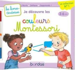 Je découvre les couleurs Montessori : j'écris, j'efface, j'apprends !