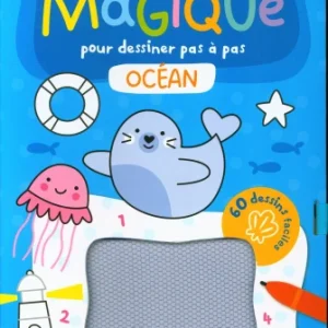 Mon ardoise magique pour dessiner pas à pas : l'océan