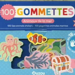 Ma pochette de 100 gommettes - Animaux de la mer