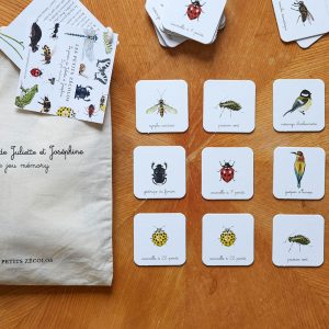 Jeu mémory Le jardin de Juliette et Joséphine