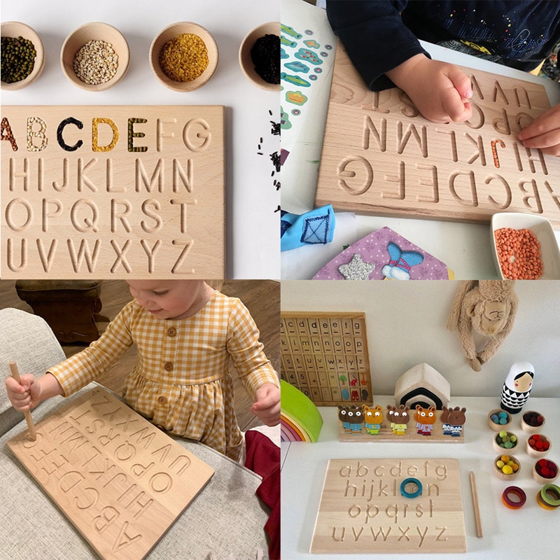 Planche en bois apprentissage lettres – Image 2