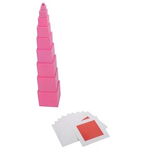 Tour rose Montessori et cartes