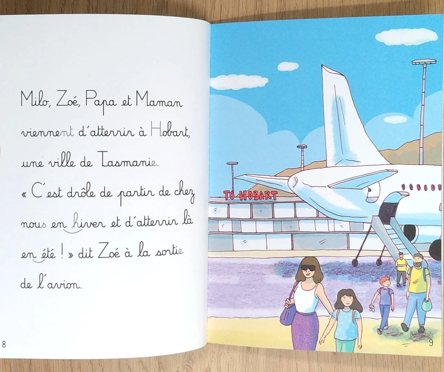 Au pays des kangourous - Mes premières lectures Montessori - Lettres en lié (cursive) - N4 – Image 3