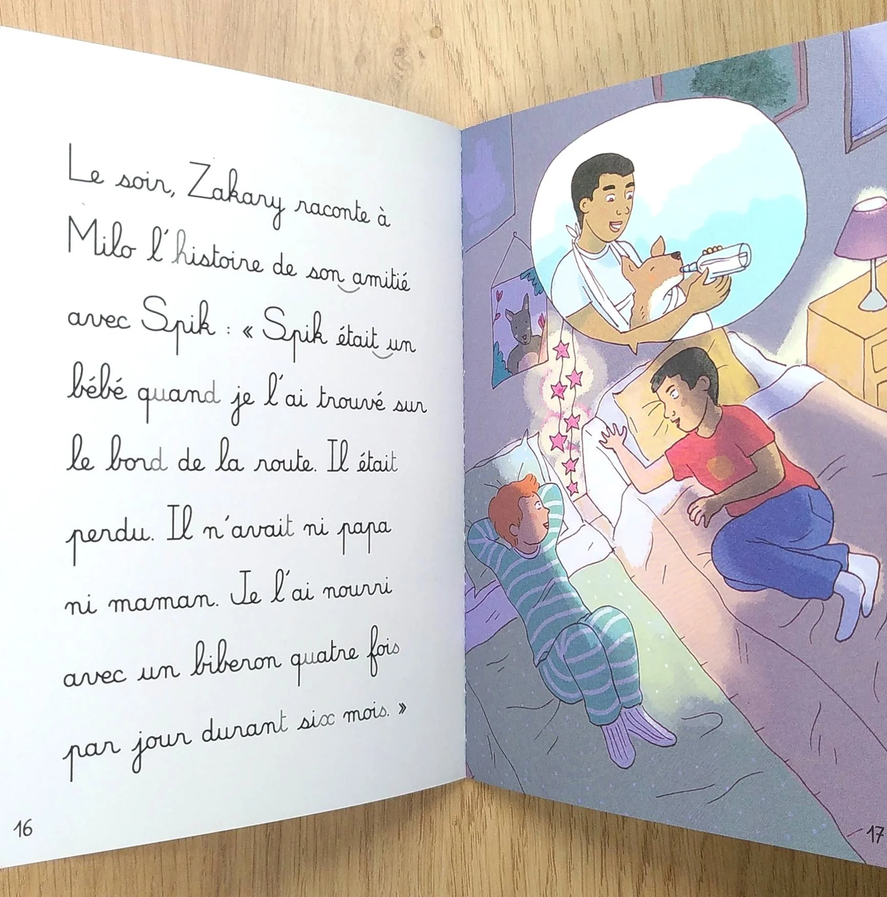 Au pays des kangourous - Mes premières lectures Montessori - Lettres en lié (cursive) - N4 – Image 4