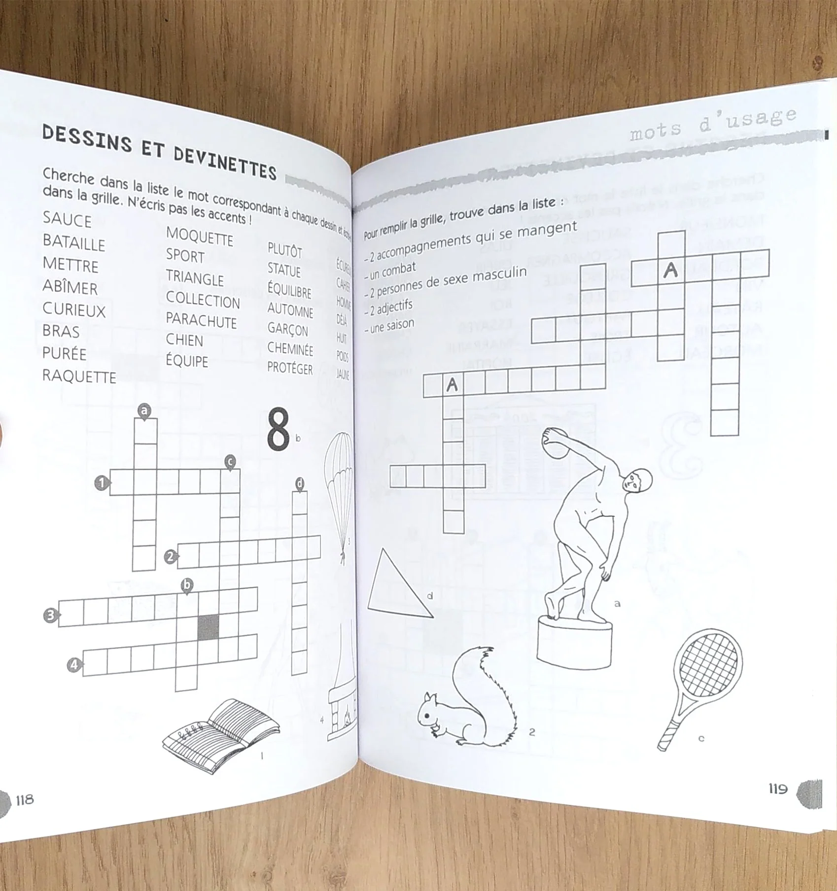 Cahier de jeux: Découvrons l'orthographe par les mots croisés: 6-8 Ans – Image 6