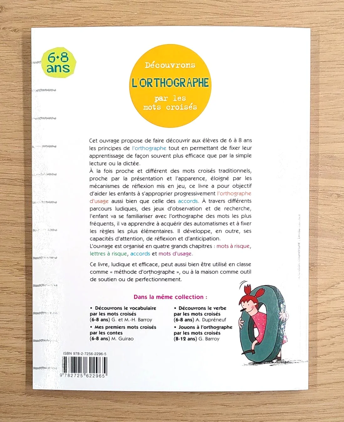 Cahier de jeux: Découvrons l'orthographe par les mots croisés: 6-8 Ans – Image 7