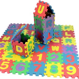 Tapis Puzzle d&rsquo;éveil Multicolore Montessori