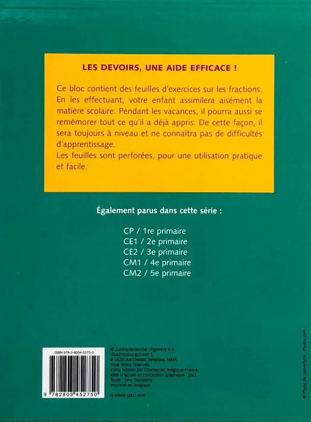 8-9 ans - Fractions - 4ème-5ème harmos – Image 2