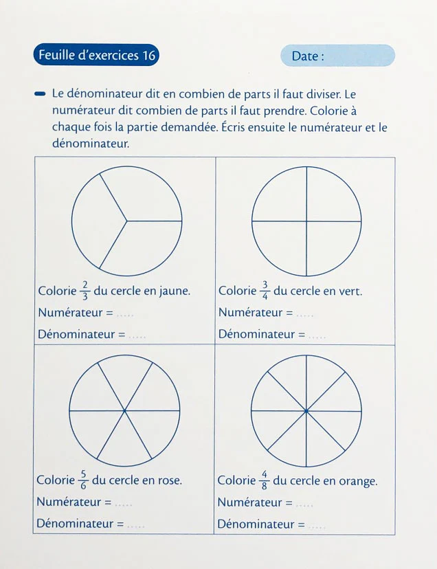 8-9 ans - Fractions - 4ème-5ème harmos – Image 5