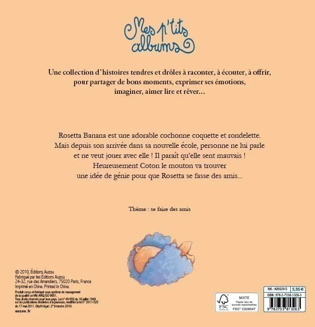 Rosetta banana n'est pas cracra. Livre enfant sur l'estime de soi – Image 2