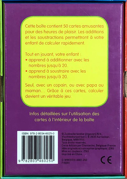 Cartes: Jeu de maths: j'apprends à additionner et soustraire - 6 - 7 ans - 3 - 4P Harmos – Image 2