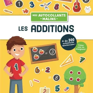 Cahier de jeux: 1 et 2ème harmos - Autocollants Les additions