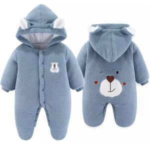 Barboteuse Ourson Hiver pour Bébé - BearBébé