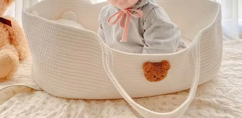 Berceau bébé en Corde de Coton Portable - CotonNest - – Image 7