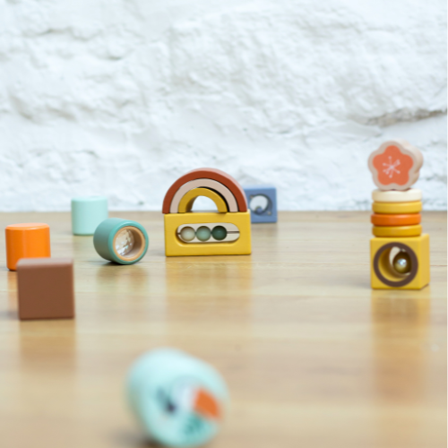 Blocs de découverte sensorielle safari