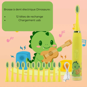 Brosse a dent électrique enfant dinosaure