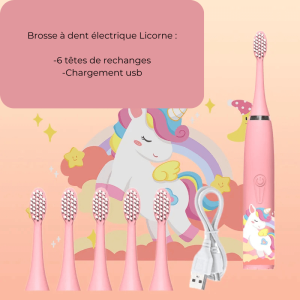 Brosse a dent électrique licorne