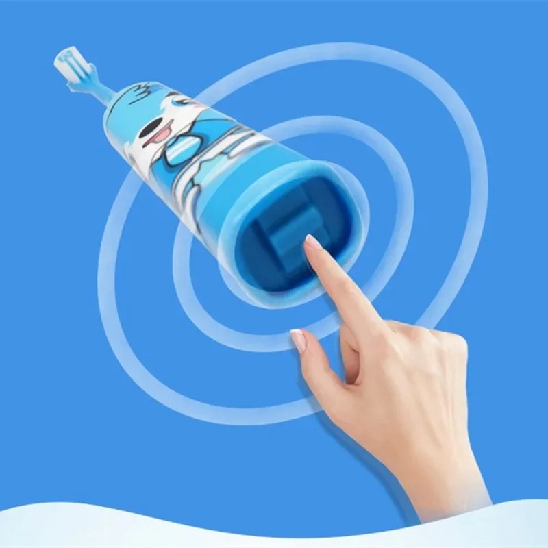 Brosse à dent électrique enfant 3 ans bleu – Image 3