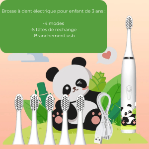 Brosse a dent électrique enfant de 3 ans rechargeable
