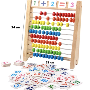 Boulier en bois Montessori mathématique