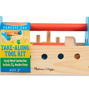 Kit d’outils en bois 24 pièces – Jouet éducatif Melissa & Doug
