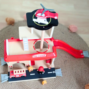 Caserne de pompiers et ses accessoires