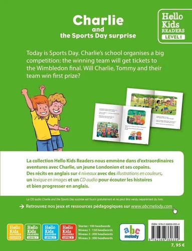 Charlie and the sports day surprise. Level 1 (+CD audio) – Image 2