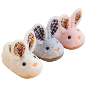 Chaussons bébé en forme de lapin - LapinouChaud
