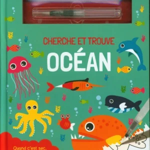 Cherche et trouve océan - Peinture magique - Enfants de 0 - 3 ans