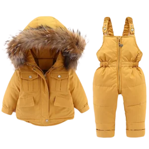 Combinaison ski bébé hiver avec doudoune - NeigeLuxe