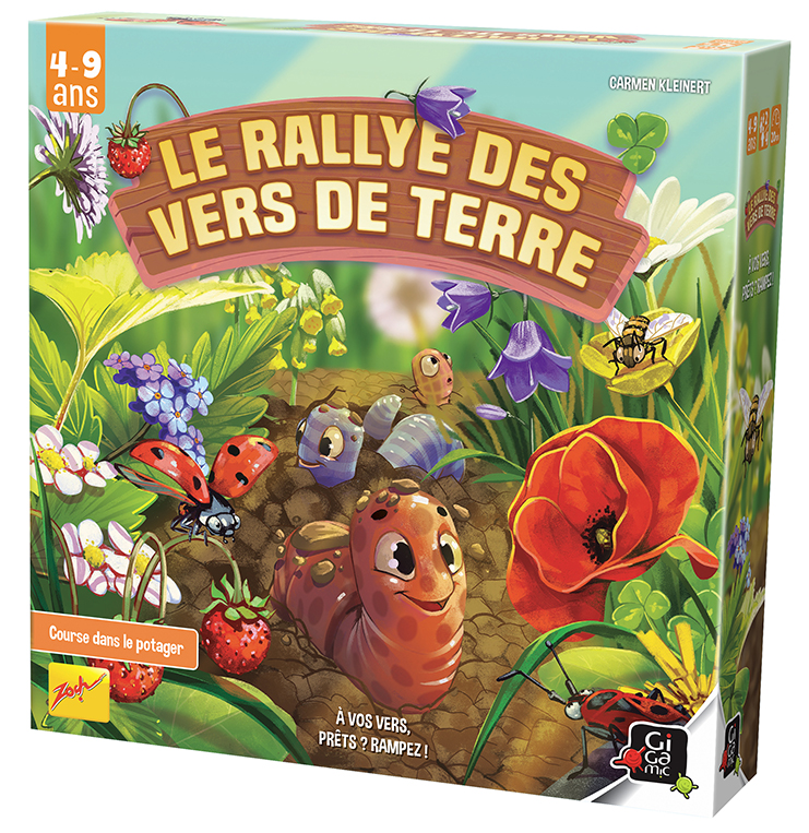 JEU LE RALLYE DES VERS DE TERRE