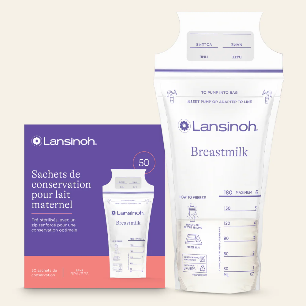 Sachets de conservation de lait maternel x25 Lansinoh
