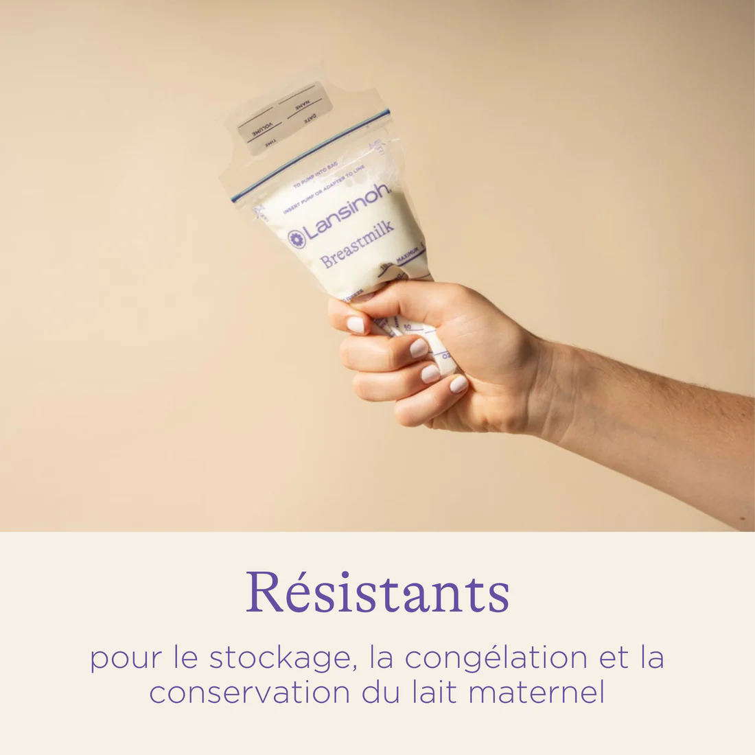 Sachets de conservation de lait maternel x25 Lansinoh – Image 2
