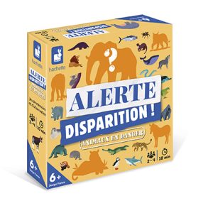 Jeu Alerte Disparition ! Animaux Menacés