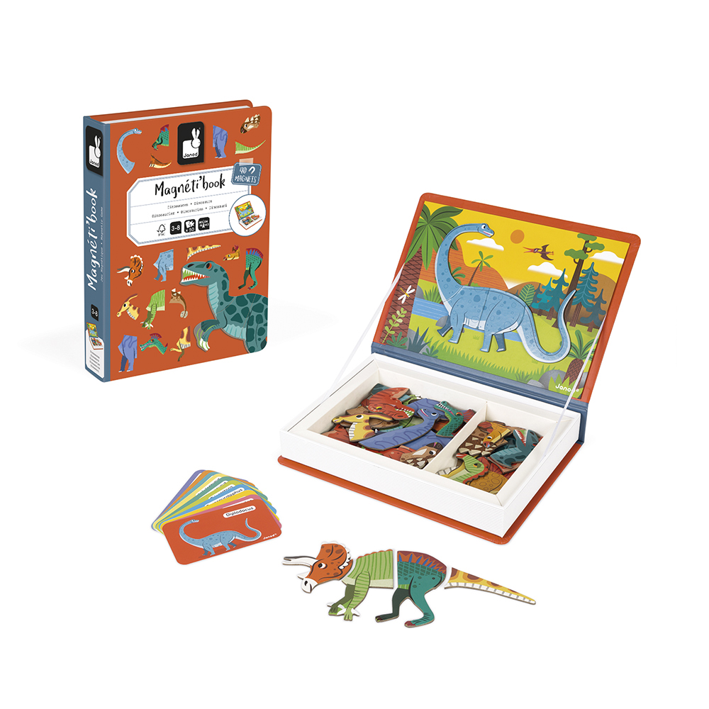 Magnéti’book Dinosaures, 40 magnets – Image 5