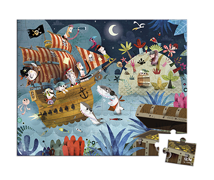 PUZZLE LA CHASSE AU TRÉSOR 36 PCS – Image 4