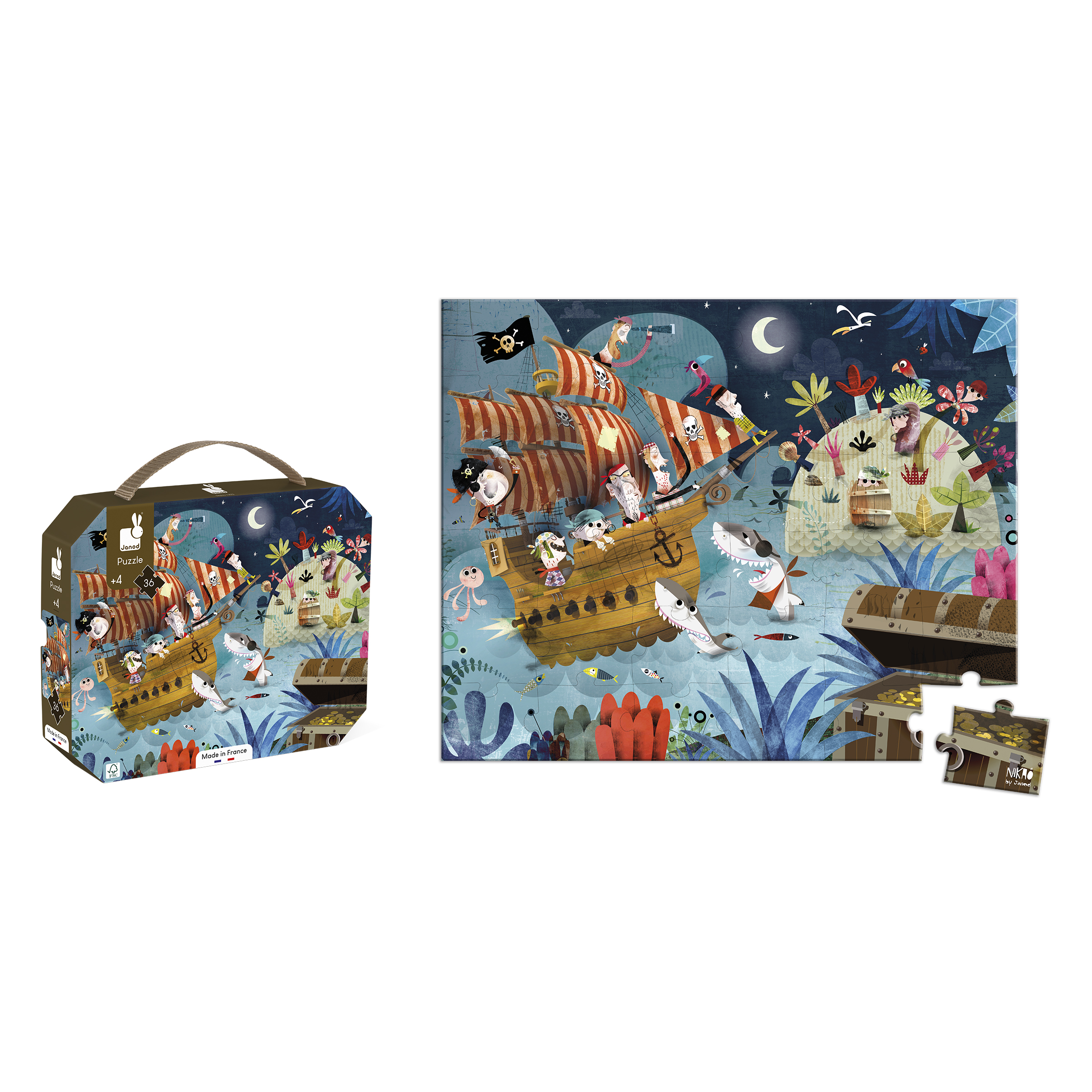 PUZZLE LA CHASSE AU TRÉSOR 36 PCS – Image 3