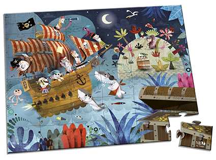 PUZZLE LA CHASSE AU TRÉSOR 36 PCS – Image 2