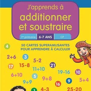 Cartes: Jeu de maths: j'apprends à additionner et soustraire - 6 - 7 ans - 3 - 4P Harmos