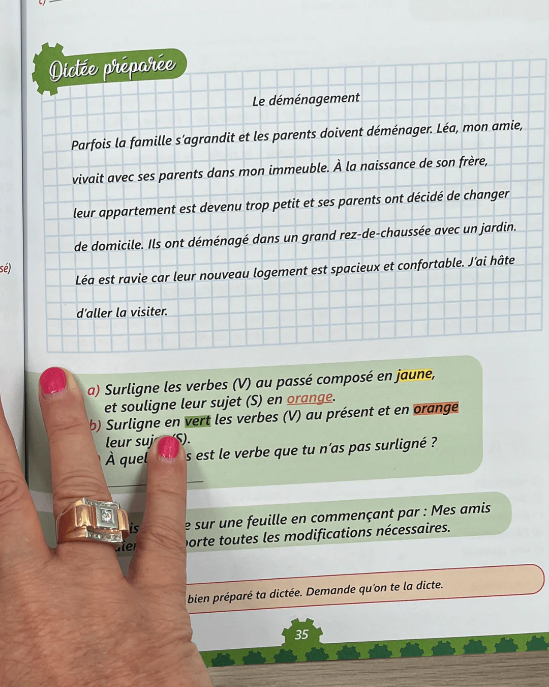6ème Harmos - 6P - Dictées et orthographe en français - Je progresse+ – Image 2