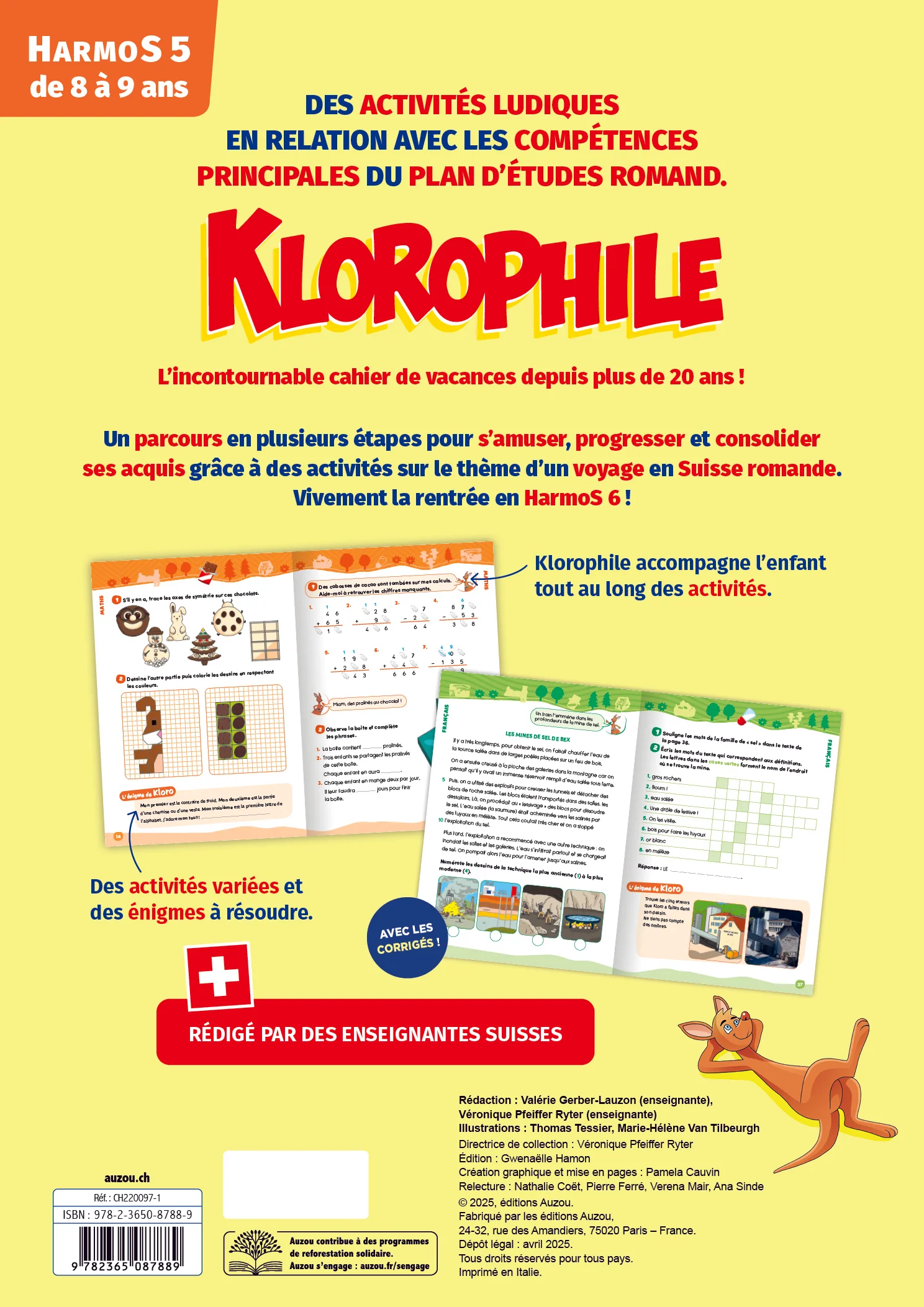 15 jours en vacances, Klorophile - Maths et Français - 5P. – Image 2